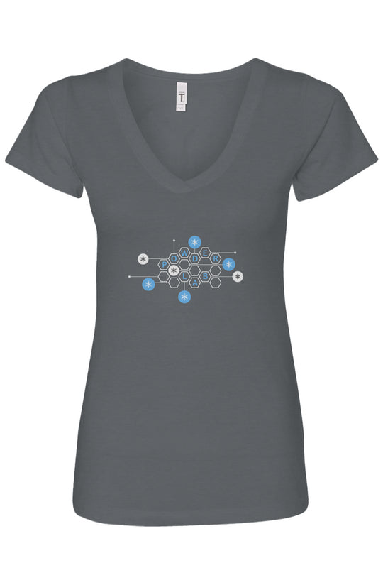 Womens PL Honeycomb V-Neck